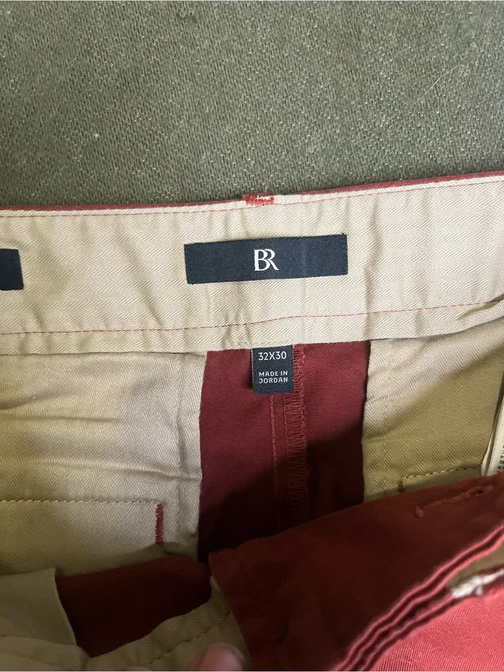 Banana Republic Rust Red Chinos - Slim Straight
